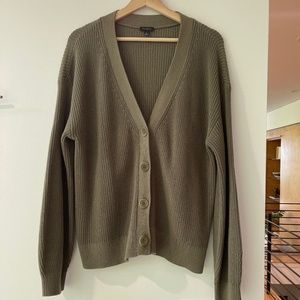 Talbots Cardigan Olive Size L Current style